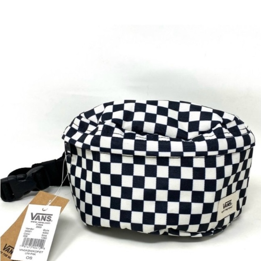 Vans Black and White Checkered Belt Bag